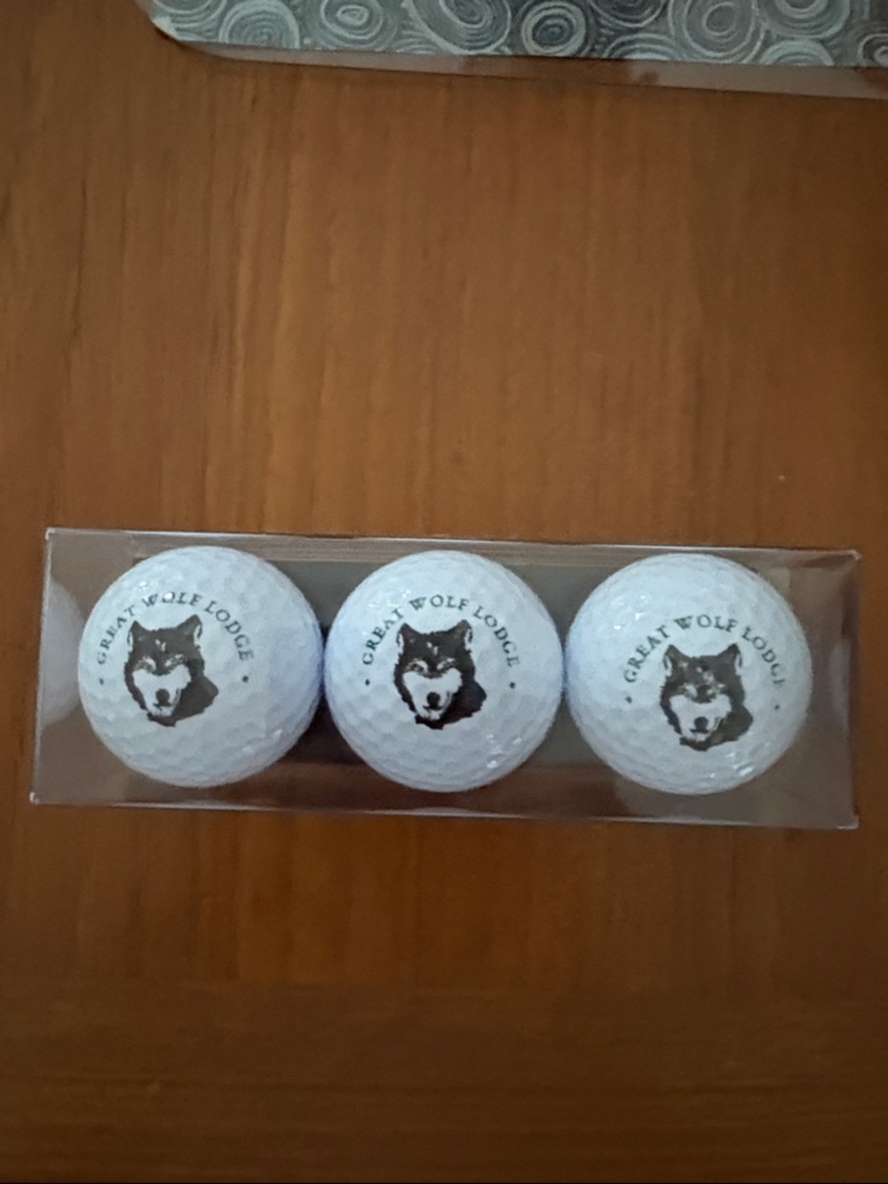 Golf Balls with Great Wolf Lodge Logo from Wisconsin Dells